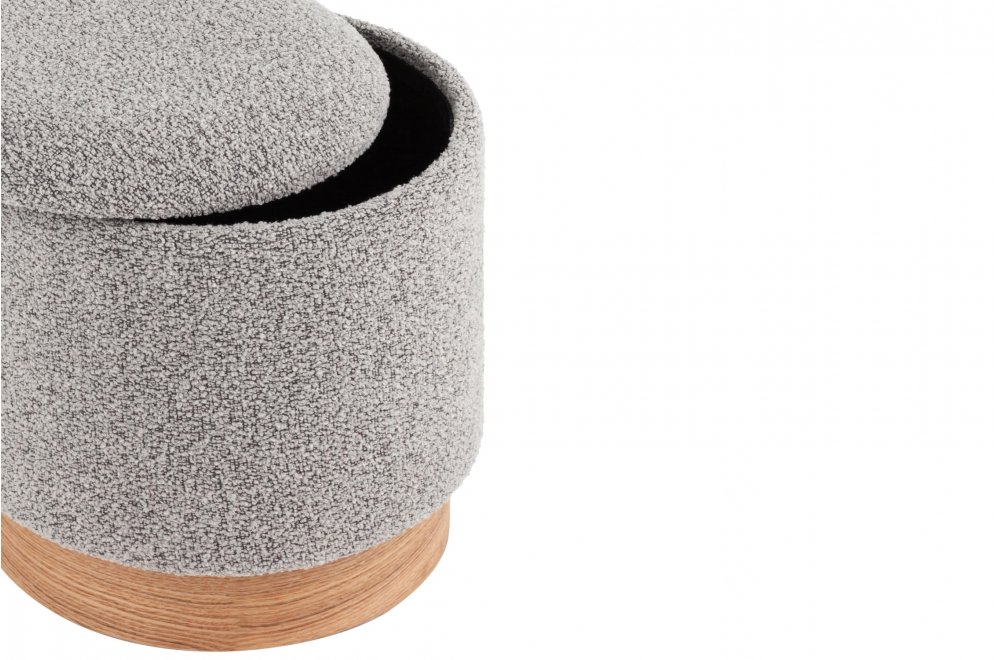 Пуф Эрсталь ХS серый