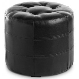 Пуф круглый Эхо 7 черный