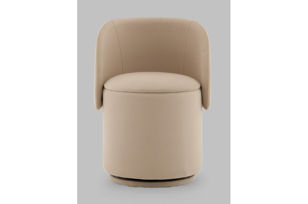 Пуф Нордхилл велюр бежевый