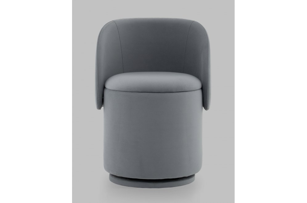 Пуф Нордхилл велюр серый