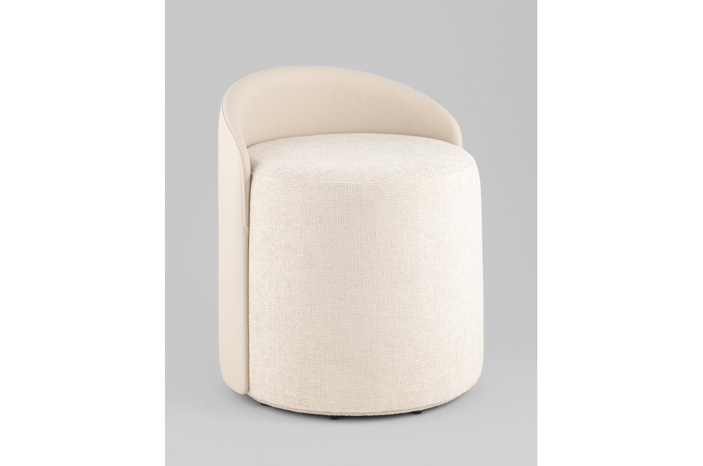 Пуф Тея шенилл бежевый