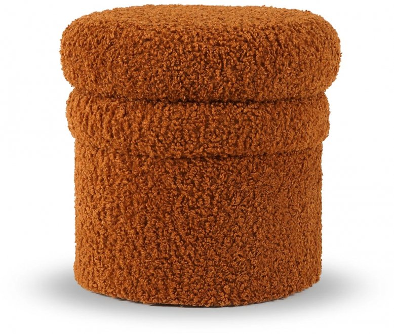 Пуфик Pancakes high терракотовый