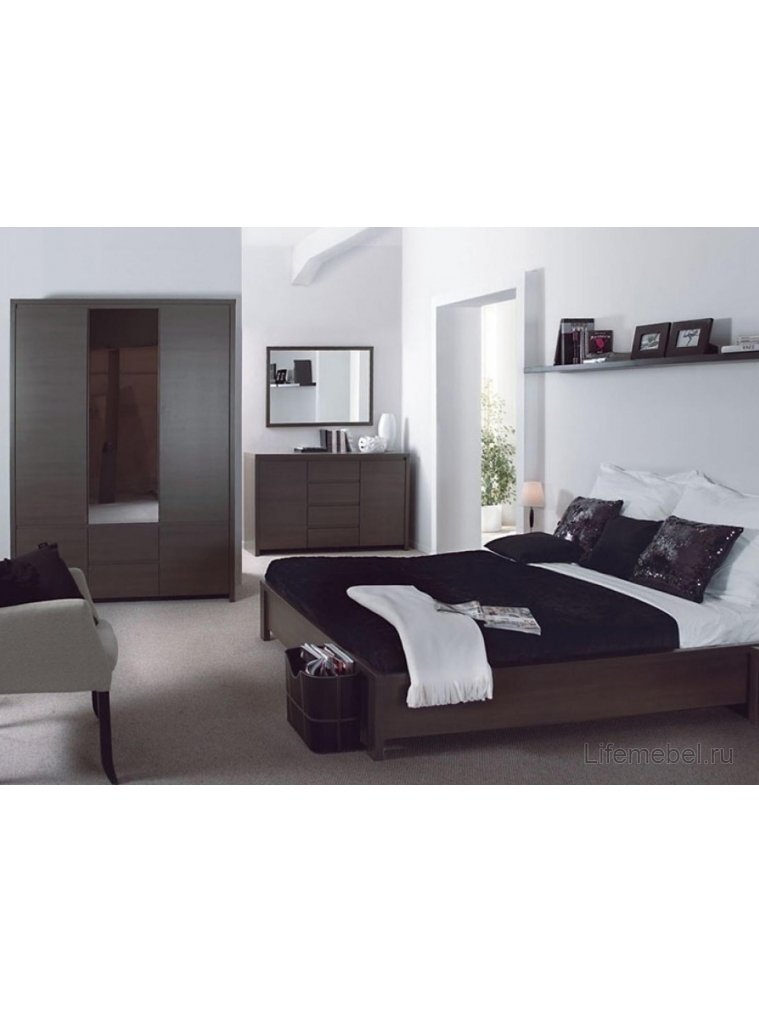 Шкаф двухдверный Каспиан SZF 5D2S венге