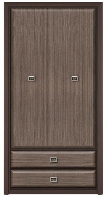 Шкаф двухдверный Коен SZF2D2S венге магия / штрокс