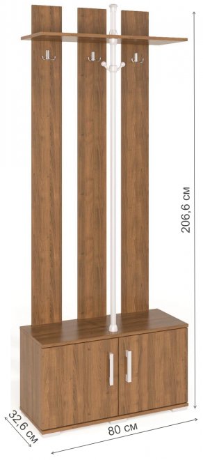 Готовая прихожая Вента-1 орех