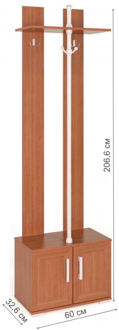 Готовая прихожая Вента-2-Ф вишня