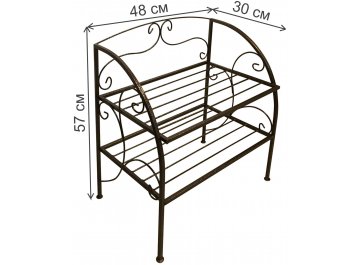 Обувница 2 полки