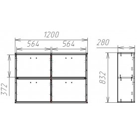 Обувница Мебелайн-18