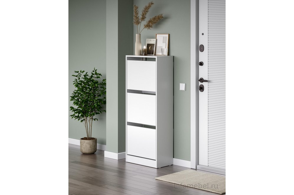 Обувница Айден ОБ06-601 белая