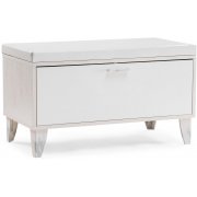 бетон светлый / белый глянец