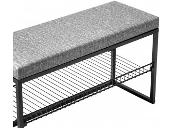 Тумба для обуви Крафт 1 черный муар / графит