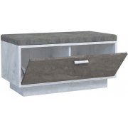 бетон светлый / камень темный