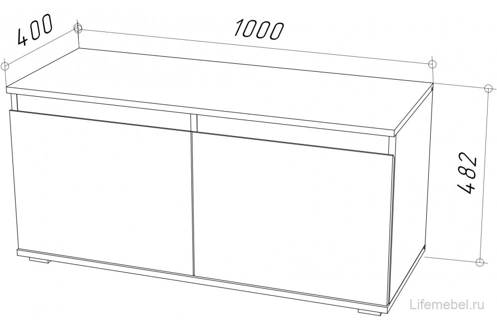 Обувница Шторм ПТ-100 белая