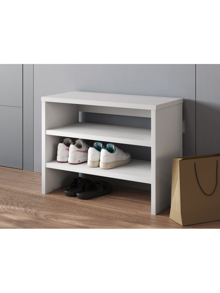 Обувница Т-13 белый структурный (730х567)