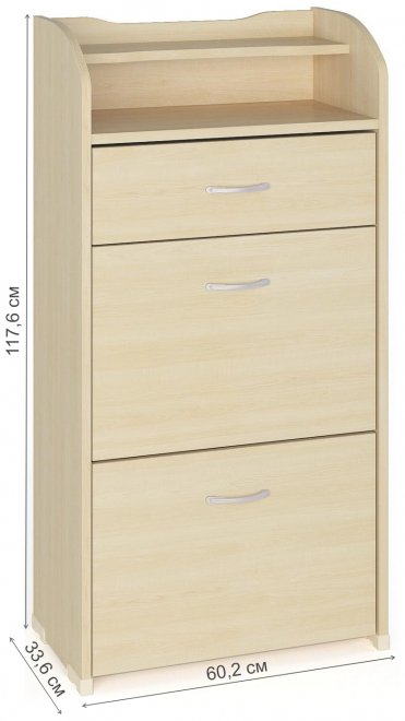 Обувница ТО-6 дуб молочный