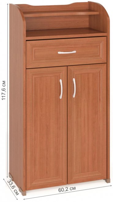 Обувница ТОФ-5 вишня