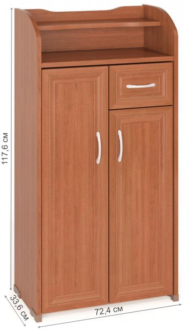 Обувница ТОФ-8 вишня