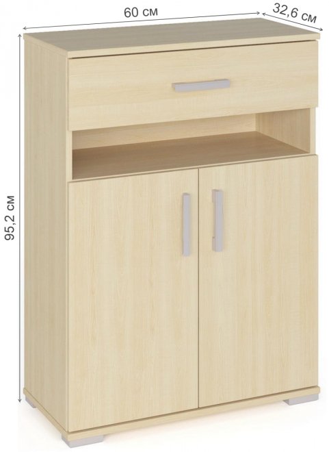 Обувница Вента-1 дуб молочный