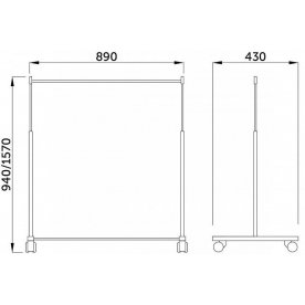 Гардеробная вешалка Vesta