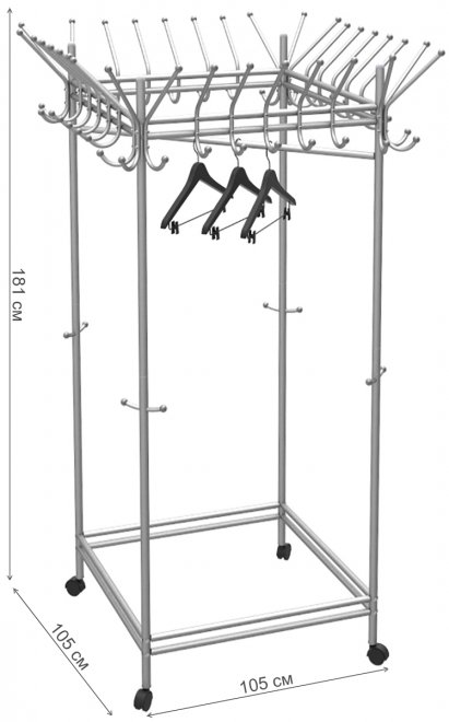 Вешалка гардеробная Пико 23