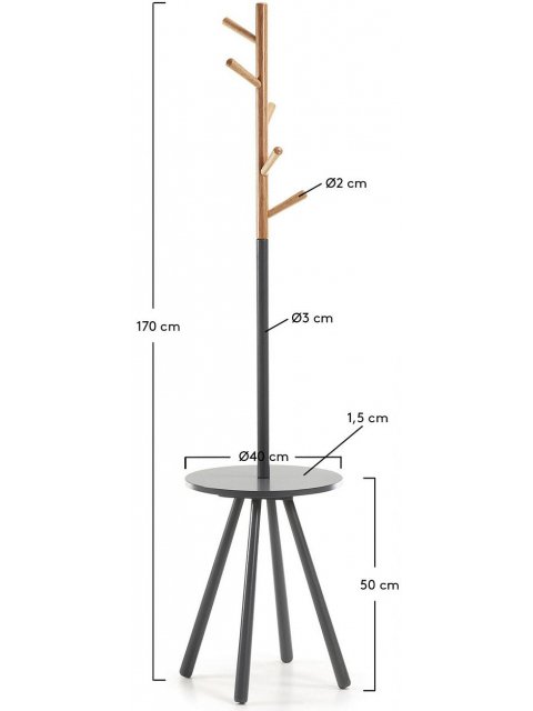 Напольная вешалка Bren серая