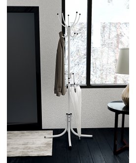 Напольная вешалка М 10 белый