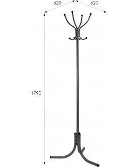 Напольная вешалка М 3 серый бетон