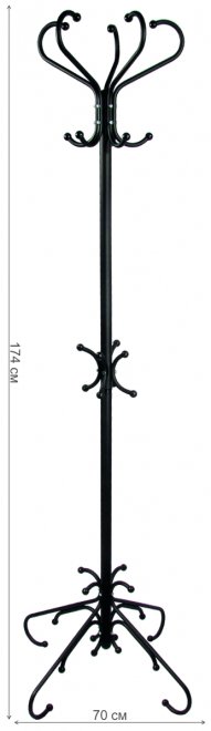 Вешалка напольная М 5 черная