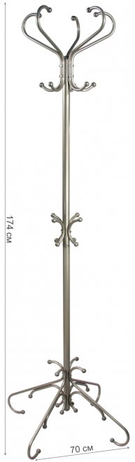 Вешалка напольная М 5 металлик