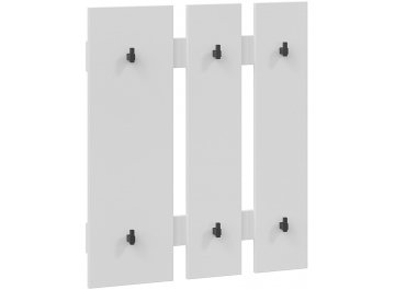 Вешалка настенная Агата белая