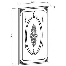 Настенная вешалка Ассоль АС-22