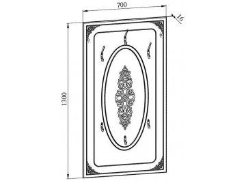 Настенная вешалка Ассоль плюс АС-22
