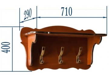 Настенная вешалка Бонита