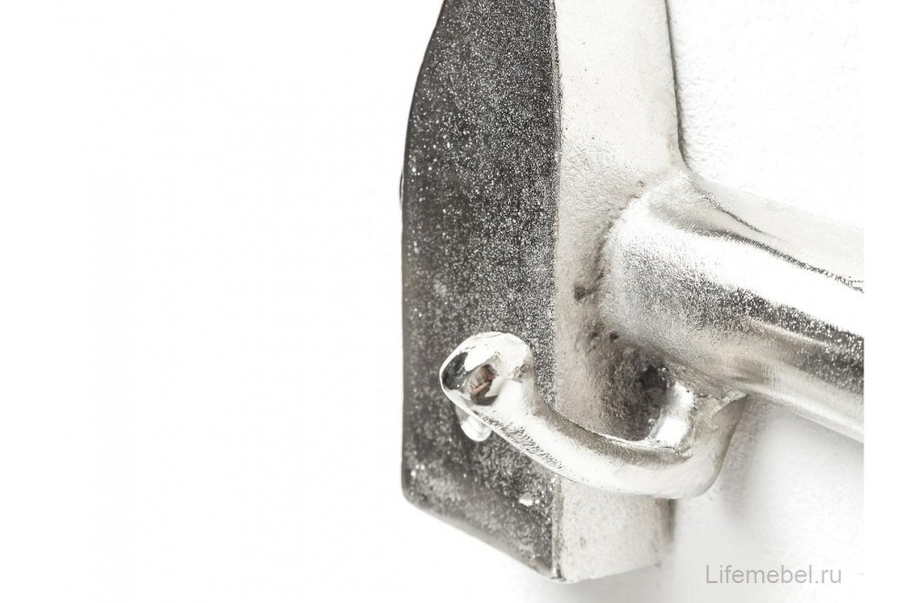 Настенная вешалка Hammer серебряная