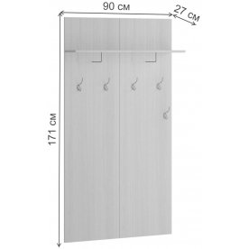 Настенная вешалка Ливорно ЛВ-31