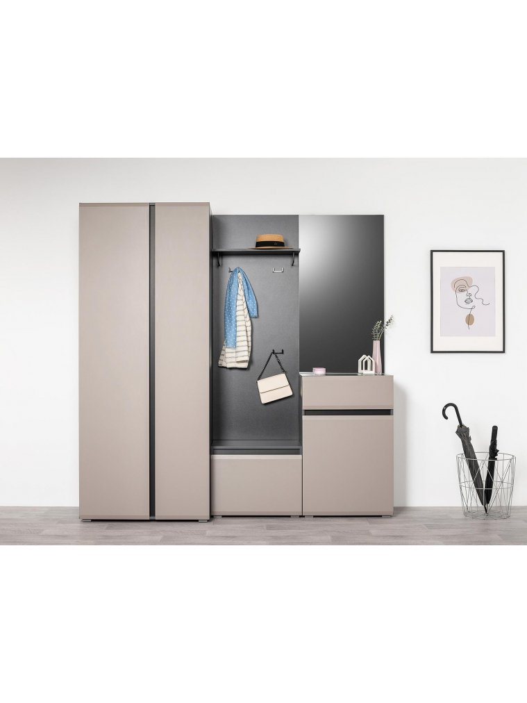 Настенная вешалка Сейдиль 15.16 черный