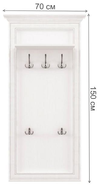 Настенная вешалка Tiffany L вудлайн кремовый