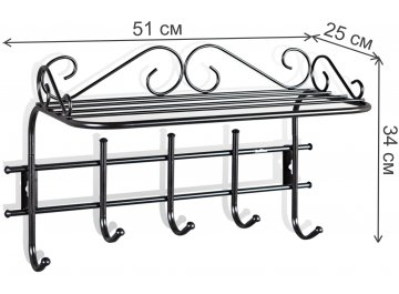 Настенная вешалка Грация 2/5