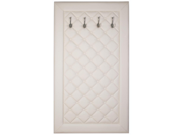 Вешалка настенная в прихожую Оливия H2 молочная