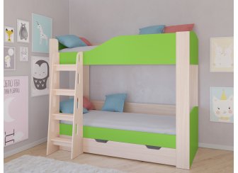 Двухъярусная кровать Астра 2 с ящиком