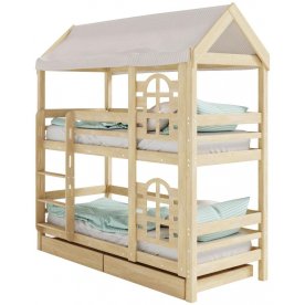 Двухъярусная кровать-домик Юпитер