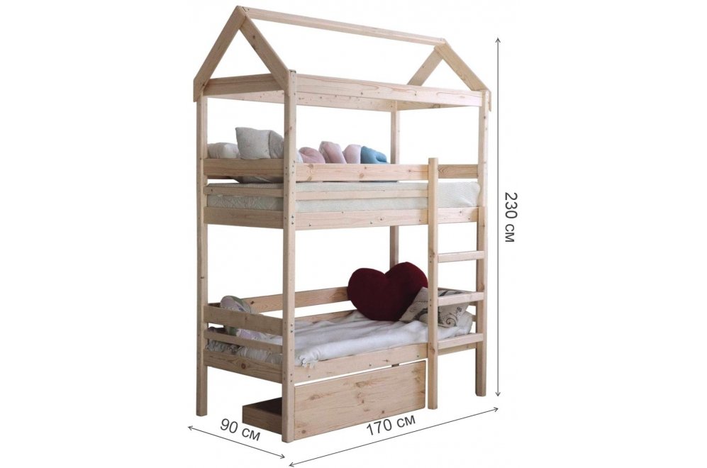 Двухъярусная кровать Джули 80х160