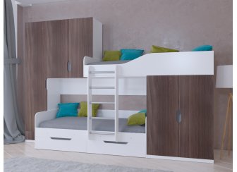 Двухъярусная кровать Лео