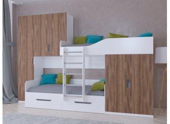 Двухъярусная кровать Лео