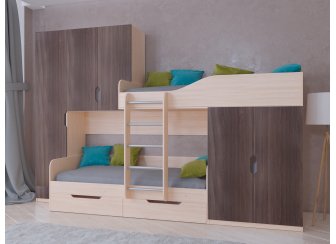 Двухъярусная кровать Лео