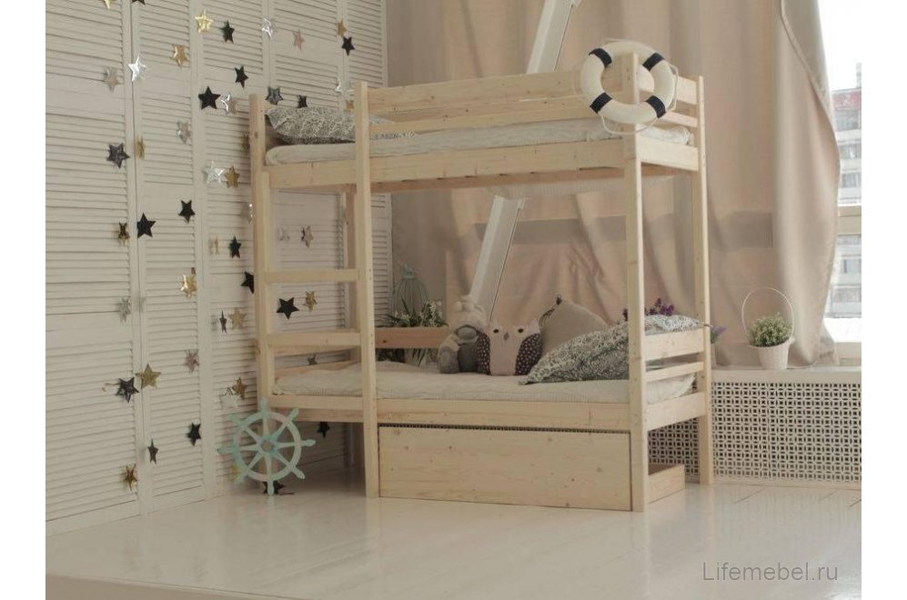 Двухъярусная кровать Микки 70х160