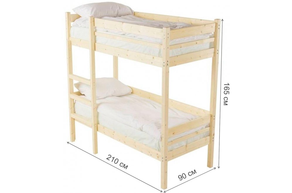 Двухъярусная кровать Микки 80х200