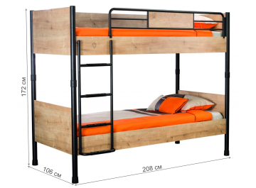 Двухъярусная кровать Mocha