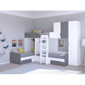 Двухъярусная кровать Трио/2