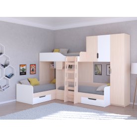 Двухъярусная кровать Трио/2